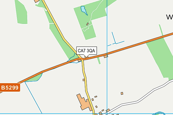 CA7 3QA map - OS VectorMap District (Ordnance Survey)
