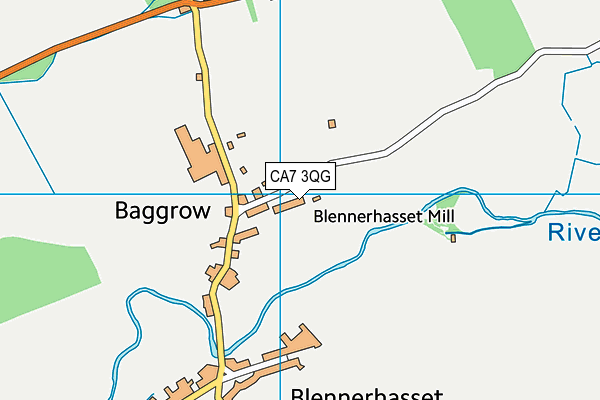 CA7 3QG map - OS VectorMap District (Ordnance Survey)