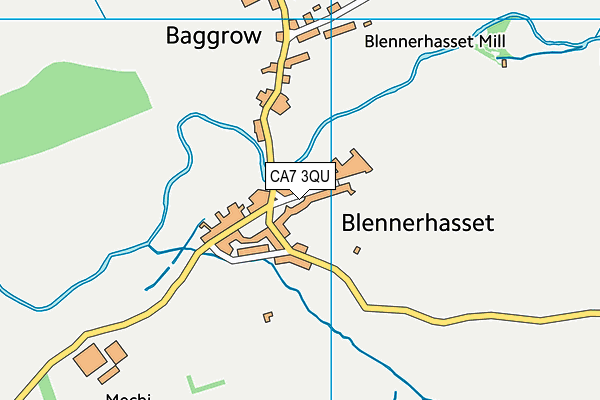 CA7 3QU map - OS VectorMap District (Ordnance Survey)