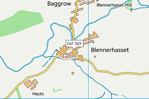 CA7 3QY map - OS VectorMap District (Ordnance Survey)