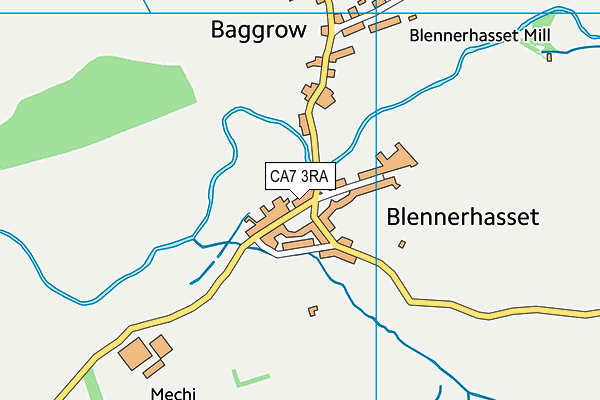 CA7 3RA map - OS VectorMap District (Ordnance Survey)