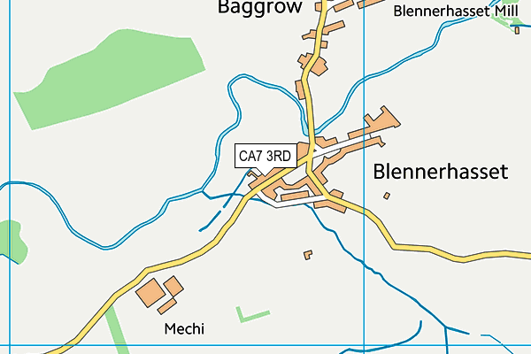 CA7 3RD map - OS VectorMap District (Ordnance Survey)