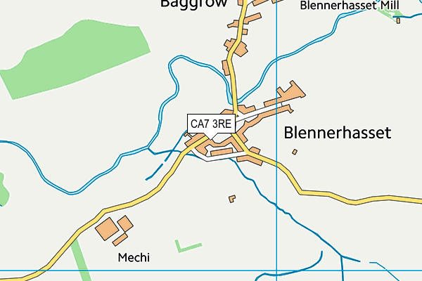 CA7 3RE map - OS VectorMap District (Ordnance Survey)