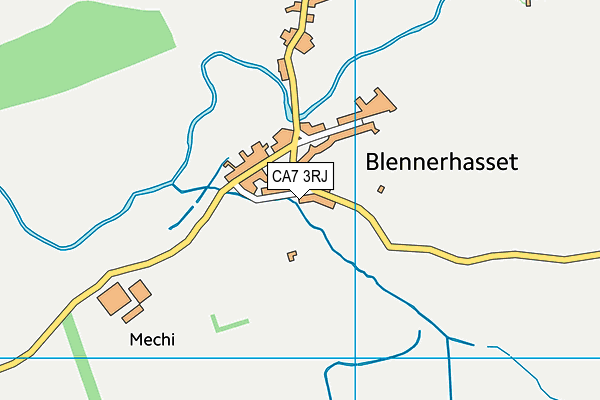 CA7 3RJ map - OS VectorMap District (Ordnance Survey)