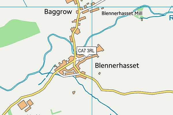 Blennerhasset School map (CA7 3RL) - OS VectorMap District (Ordnance Survey)