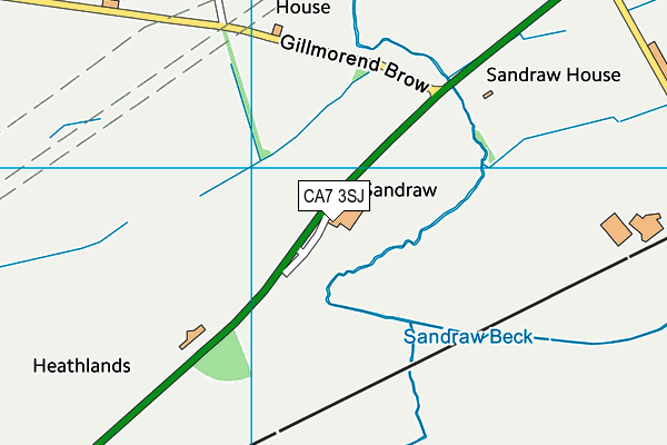 CA7 3SJ map - OS VectorMap District (Ordnance Survey)