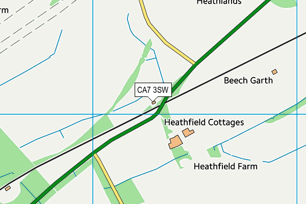 CA7 3SW map - OS VectorMap District (Ordnance Survey)
