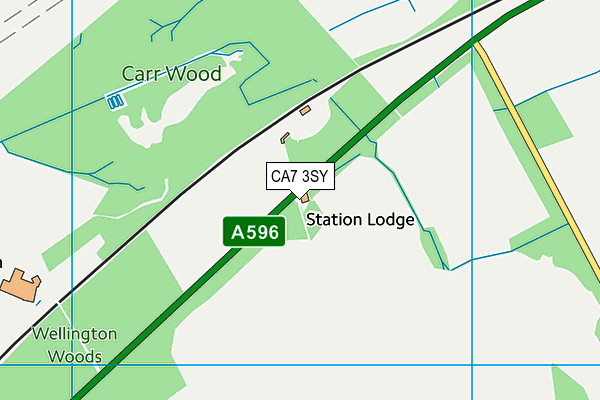 CA7 3SY map - OS VectorMap District (Ordnance Survey)