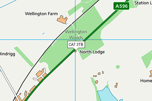 CA7 3TB map - OS VectorMap District (Ordnance Survey)