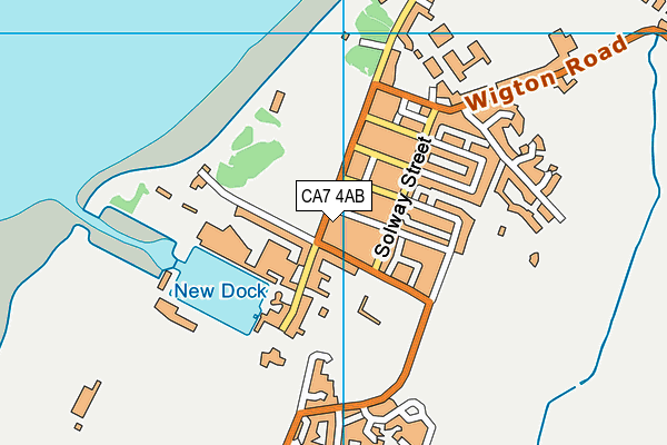 CA7 4AB map - OS VectorMap District (Ordnance Survey)