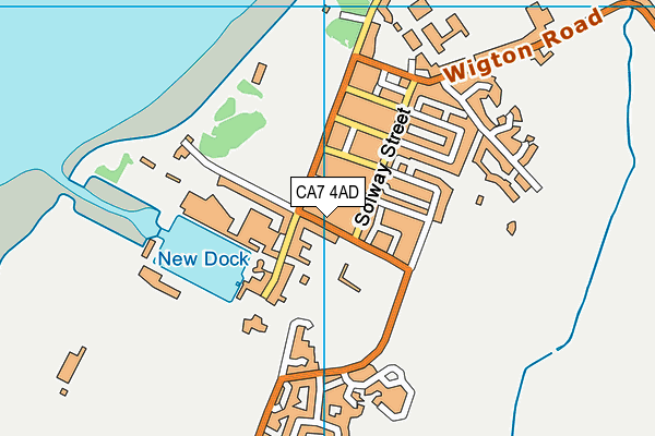 CA7 4AD map - OS VectorMap District (Ordnance Survey)