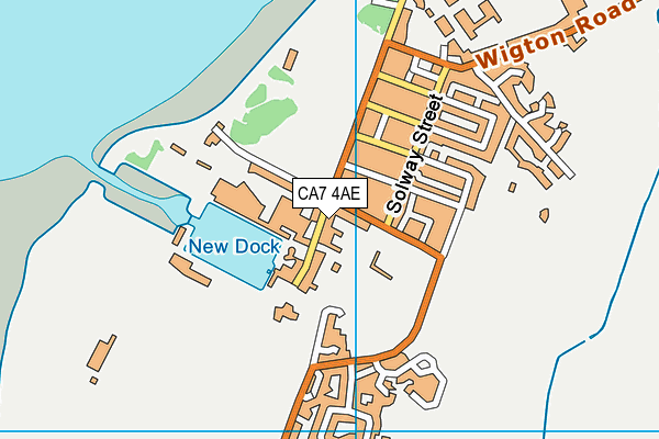 CA7 4AE map - OS VectorMap District (Ordnance Survey)