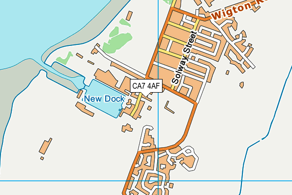 CA7 4AF map - OS VectorMap District (Ordnance Survey)