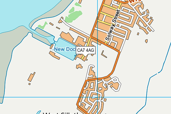 CA7 4AG map - OS VectorMap District (Ordnance Survey)