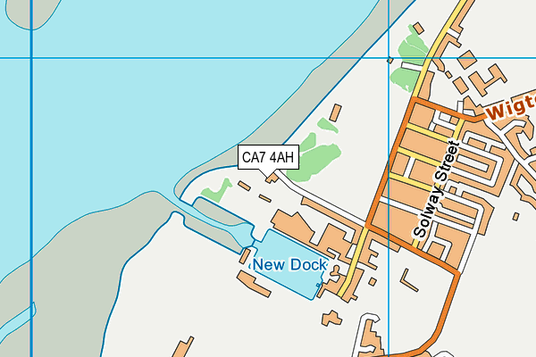 CA7 4AH map - OS VectorMap District (Ordnance Survey)