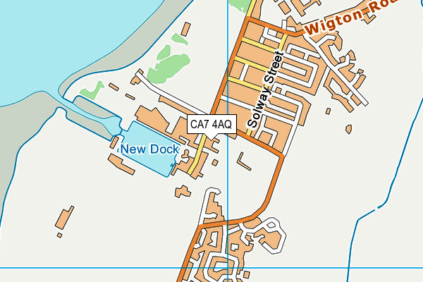 CA7 4AQ map - OS VectorMap District (Ordnance Survey)
