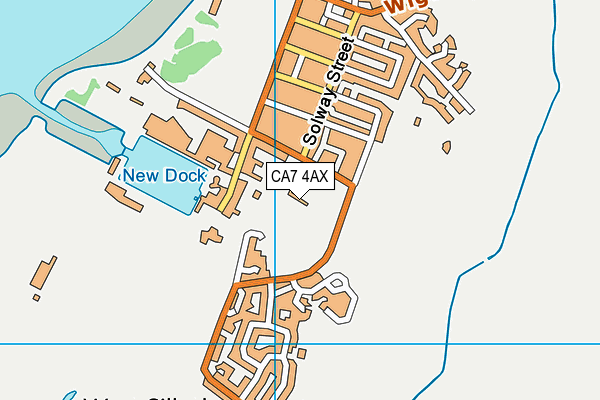 CA7 4AX map - OS VectorMap District (Ordnance Survey)