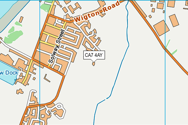 CA7 4AY map - OS VectorMap District (Ordnance Survey)