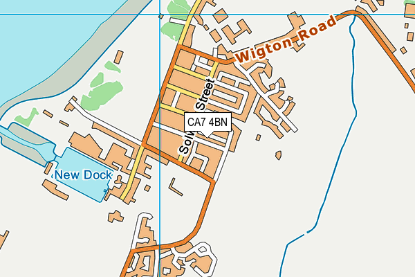 CA7 4BN map - OS VectorMap District (Ordnance Survey)