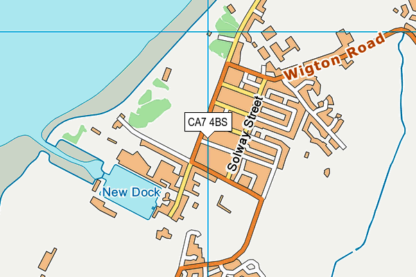 CA7 4BS map - OS VectorMap District (Ordnance Survey)