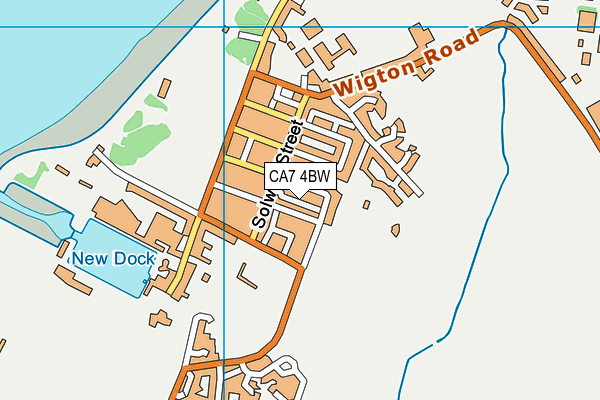 CA7 4BW map - OS VectorMap District (Ordnance Survey)
