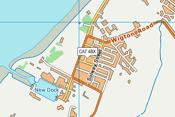 CA7 4BX map - OS VectorMap District (Ordnance Survey)