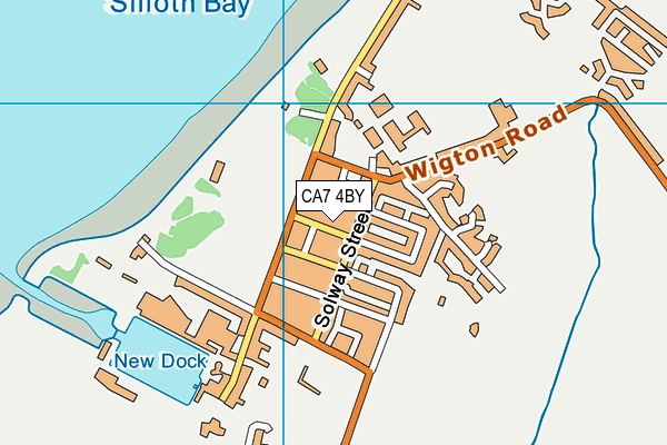CA7 4BY map - OS VectorMap District (Ordnance Survey)
