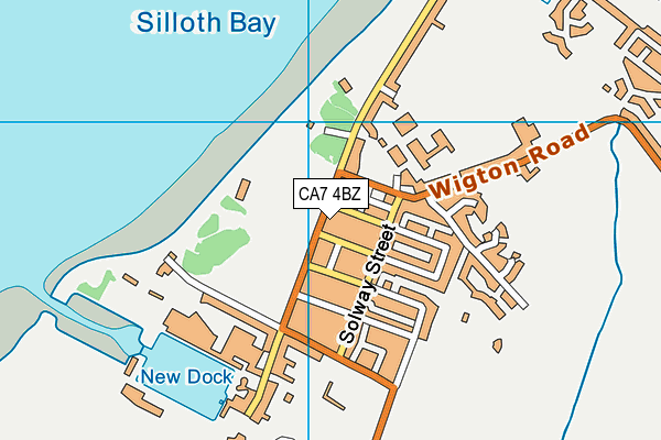 CA7 4BZ map - OS VectorMap District (Ordnance Survey)