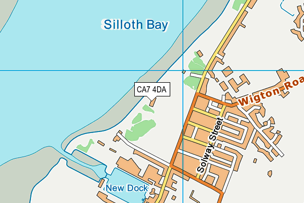 CA7 4DA map - OS VectorMap District (Ordnance Survey)