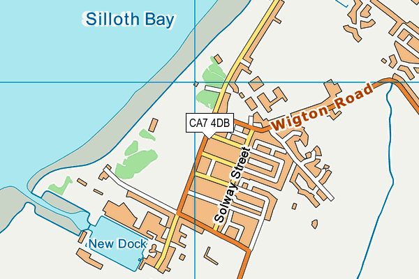 CA7 4DB map - OS VectorMap District (Ordnance Survey)