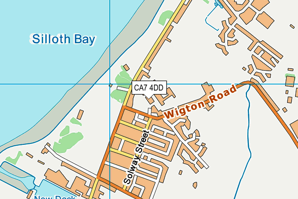Solway Community School map (CA7 4DD) - OS VectorMap District (Ordnance Survey)