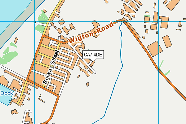 CA7 4DE map - OS VectorMap District (Ordnance Survey)