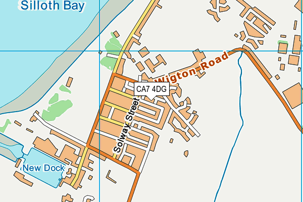CA7 4DG map - OS VectorMap District (Ordnance Survey)