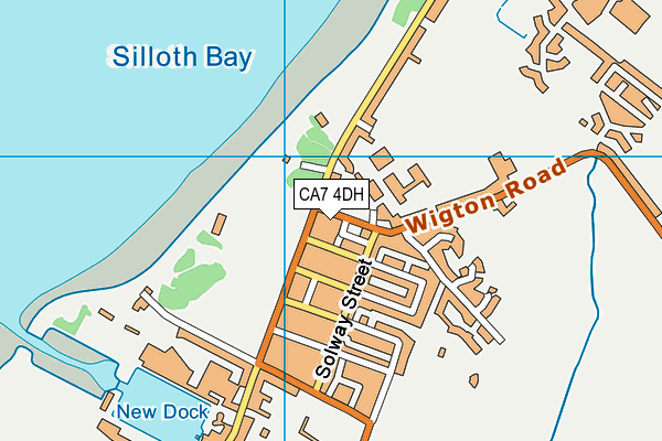 CA7 4DH map - OS VectorMap District (Ordnance Survey)