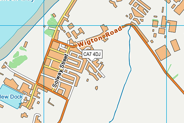 CA7 4DJ map - OS VectorMap District (Ordnance Survey)