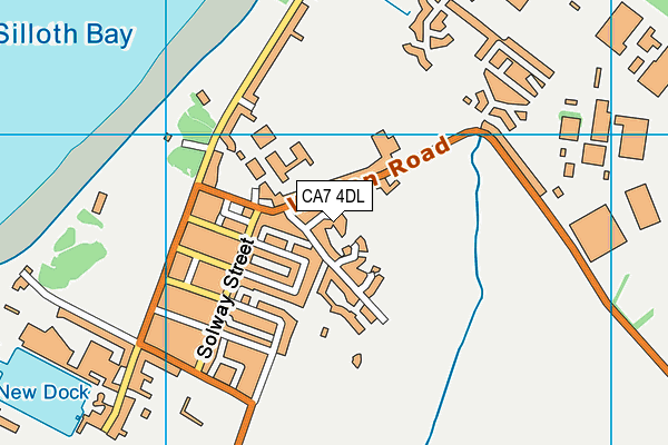 CA7 4DL map - OS VectorMap District (Ordnance Survey)