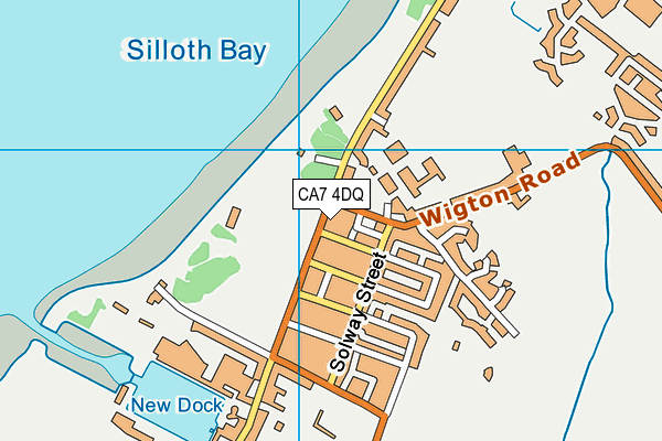 CA7 4DQ map - OS VectorMap District (Ordnance Survey)