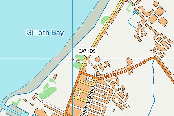 CA7 4DS map - OS VectorMap District (Ordnance Survey)