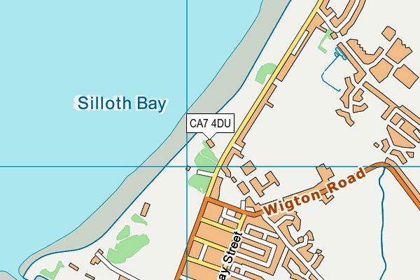 Skinburness Road Playing Field map (CA7 4DU) - OS VectorMap District (Ordnance Survey)