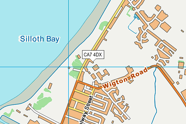 CA7 4DX map - OS VectorMap District (Ordnance Survey)