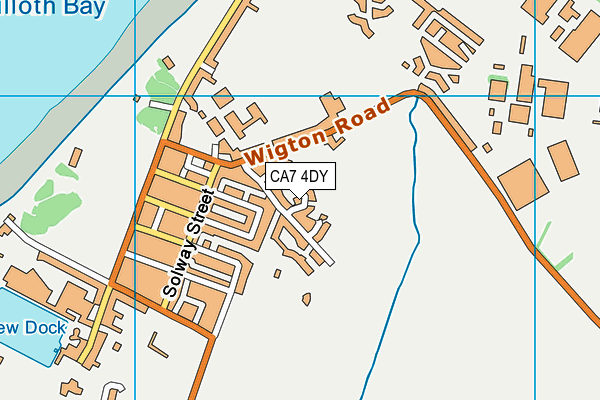 CA7 4DY map - OS VectorMap District (Ordnance Survey)