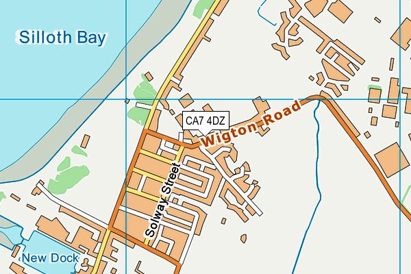 CA7 4DZ map - OS VectorMap District (Ordnance Survey)