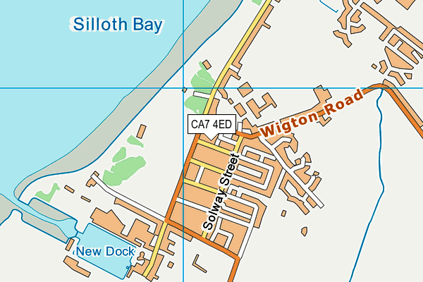 CA7 4ED map - OS VectorMap District (Ordnance Survey)