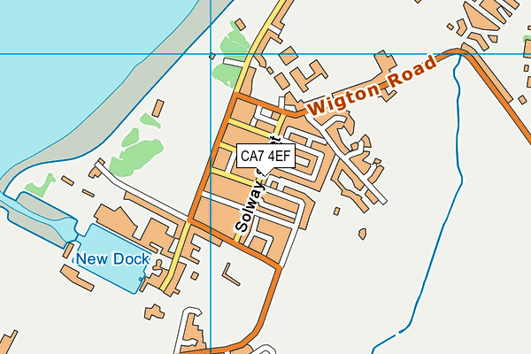 CA7 4EF map - OS VectorMap District (Ordnance Survey)