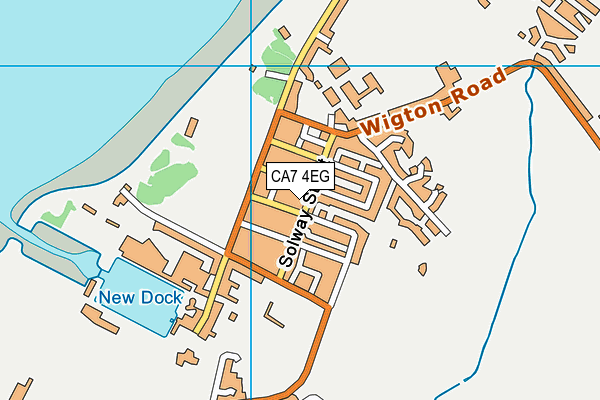 CA7 4EG map - OS VectorMap District (Ordnance Survey)