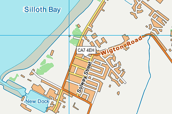 CA7 4EH map - OS VectorMap District (Ordnance Survey)