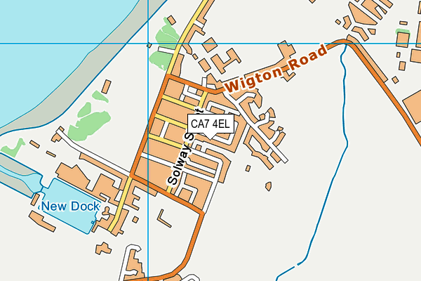 CA7 4EL map - OS VectorMap District (Ordnance Survey)