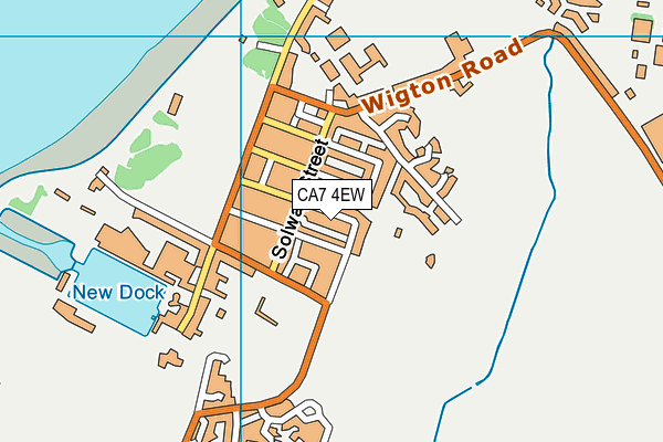 CA7 4EW map - OS VectorMap District (Ordnance Survey)