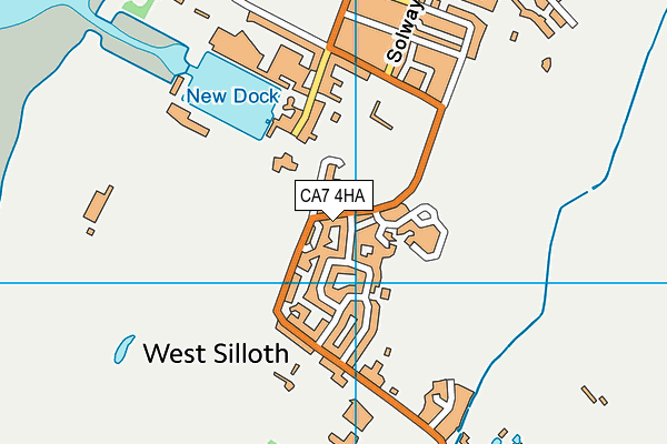 CA7 4HA map - OS VectorMap District (Ordnance Survey)
