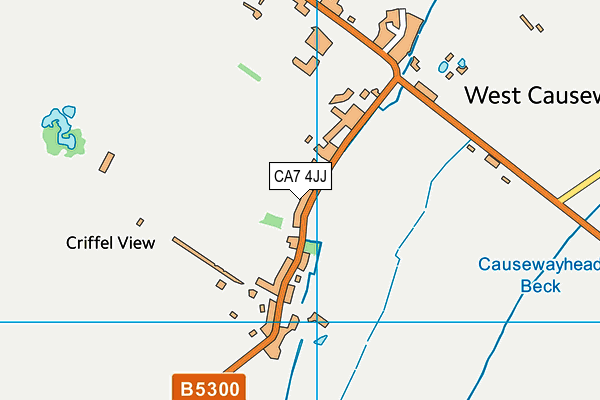 CA7 4JJ map - OS VectorMap District (Ordnance Survey)